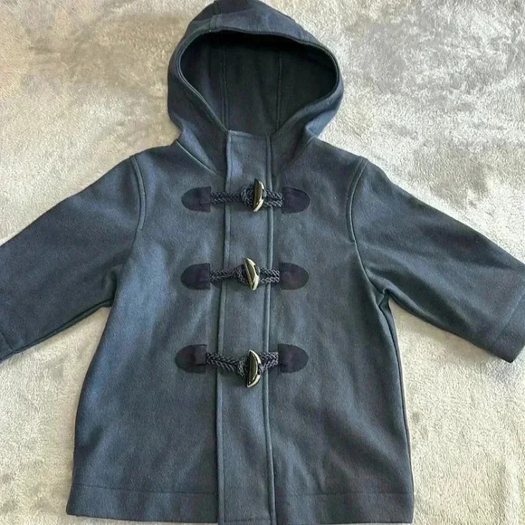 Steve  & Barry's Baby - Wool Rayon blend light weight navy peacoat. Size 18 mo - Picture 1 of 6